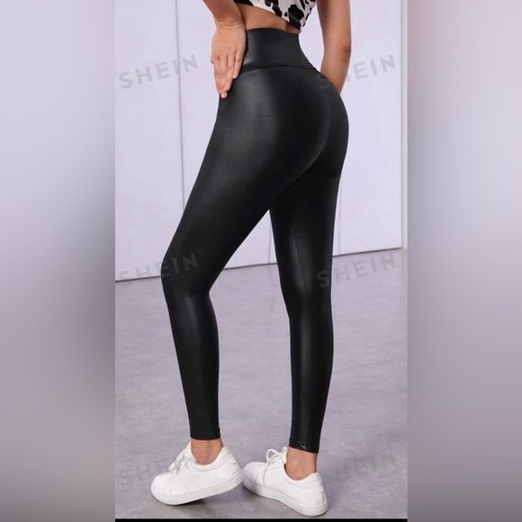 High Waist Leggings Pants - Picture 2 of 3